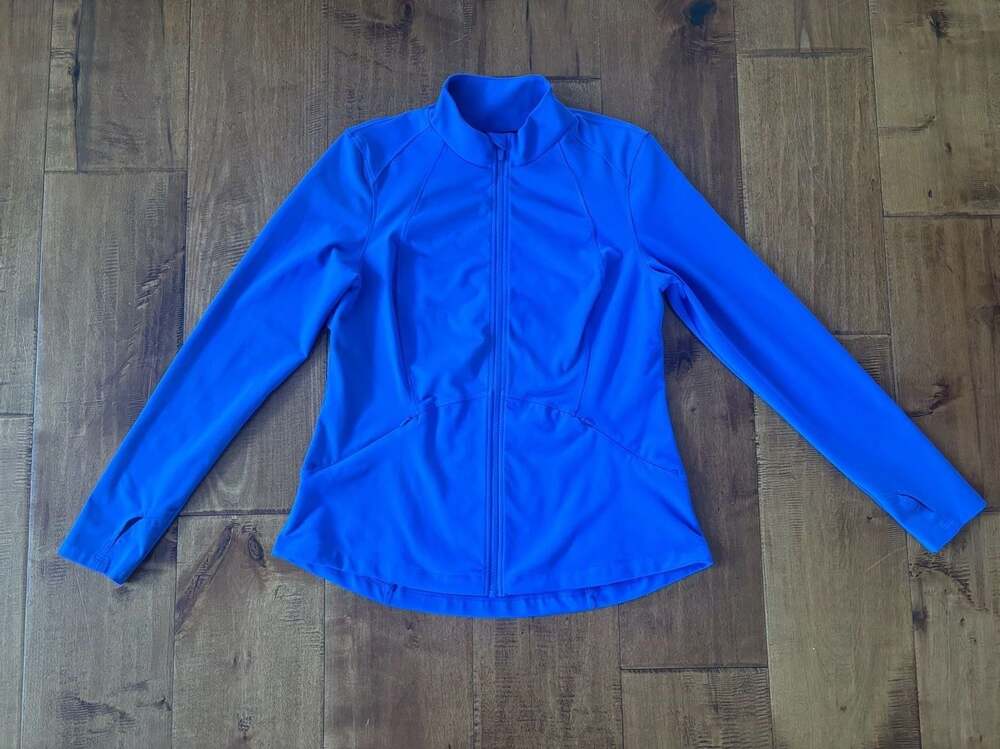 Spyder Active Women's Full Zip Long Sleeve Athletic Yoga Jacket with Thumb Holes